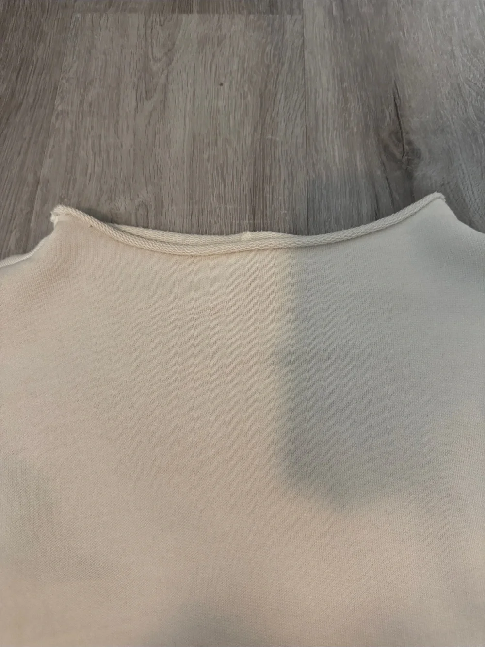 Madewell Cream Boxy Crewneck Sweater